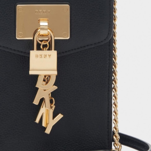 DKNY Elissa Charm Chain Strap Crossbody Purse - Picture 3 of 7